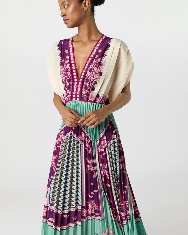 Sid Mashburn Accordion Dress In Regalia