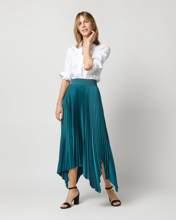 sid mashburn Ade Skirt in Dark Teal