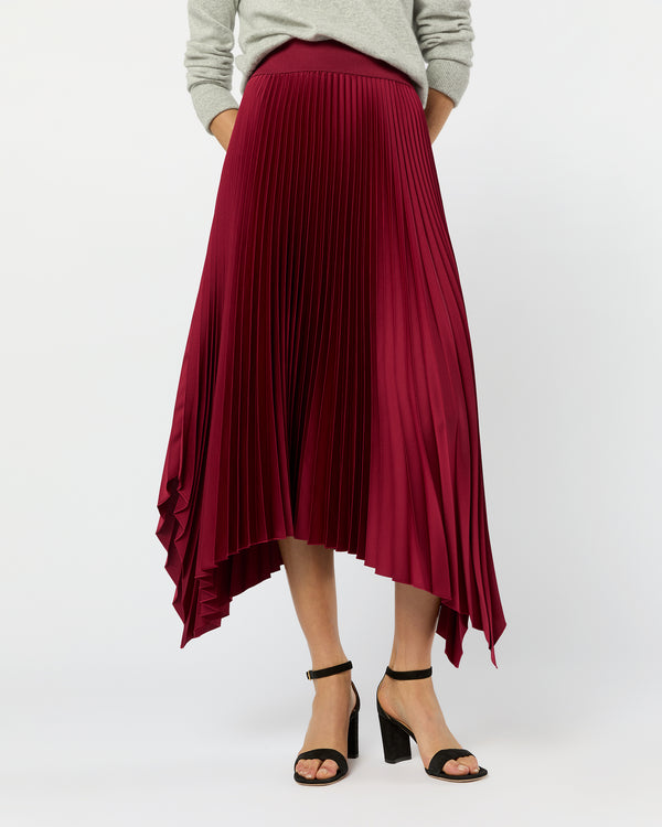 Sid Mashburn Ade Skirt In Ruby