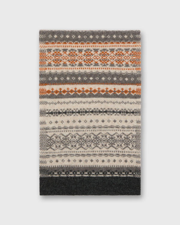 Sid Mashburn Alloa Fairisle Scarf In Winter