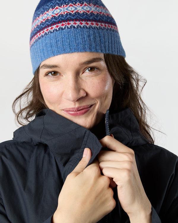 Sid Mashburn Alpine Beanie In Blue Morning