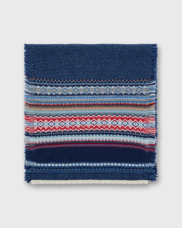 Sid Mashburn Alpine Scarf In Blue Morning