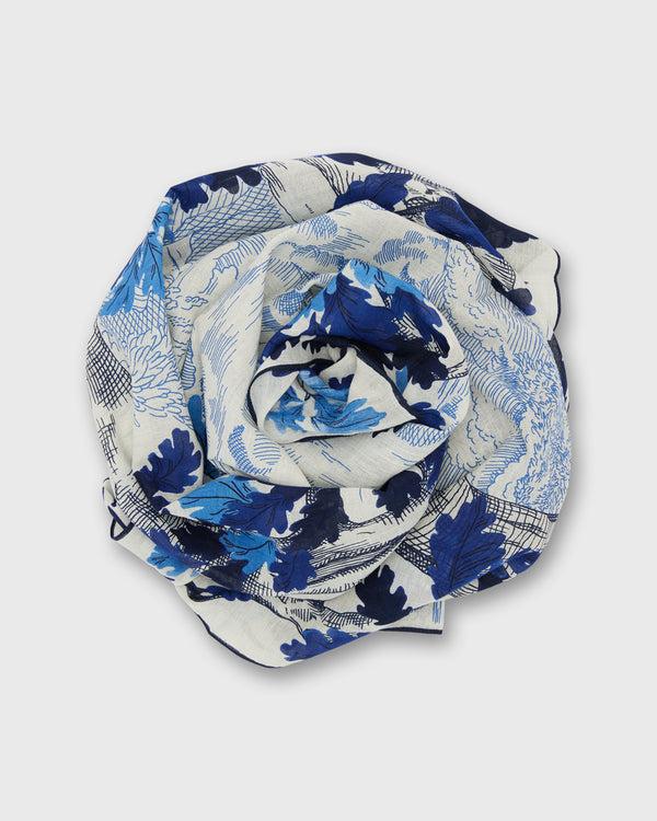sid mashburn Amboise Square Scarf in Blue