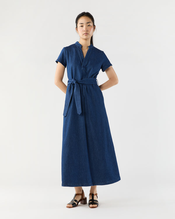 sid mashburn Annelie Dress in Indigo