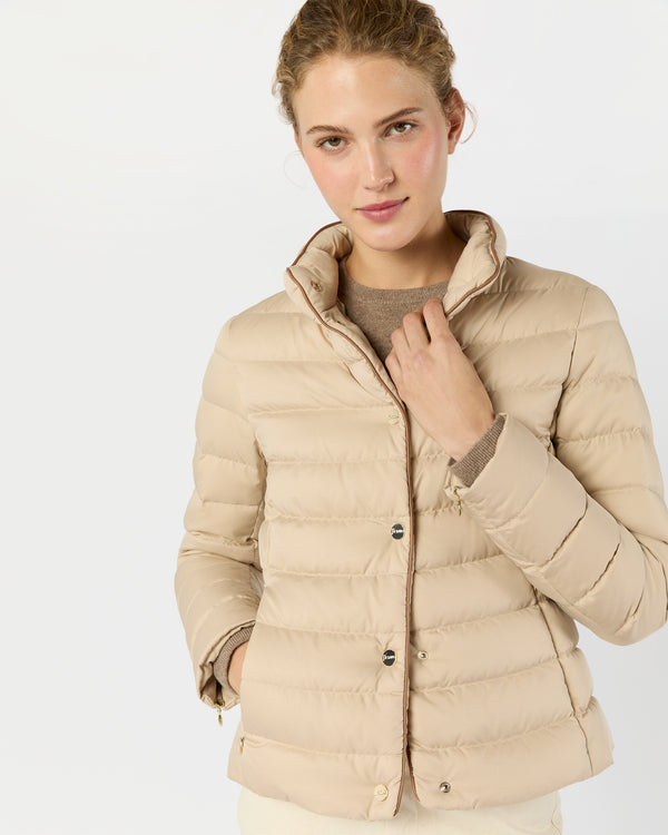 Sid Mashburn Arendelle Short Jacket In Beige