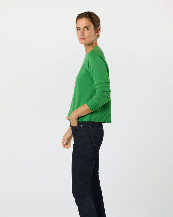 Sid Mashburn Aria Sweater In Avocado Cashmere