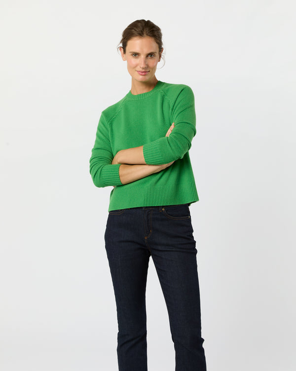 sid mashburn Aria Sweater in Avocado Cashmere