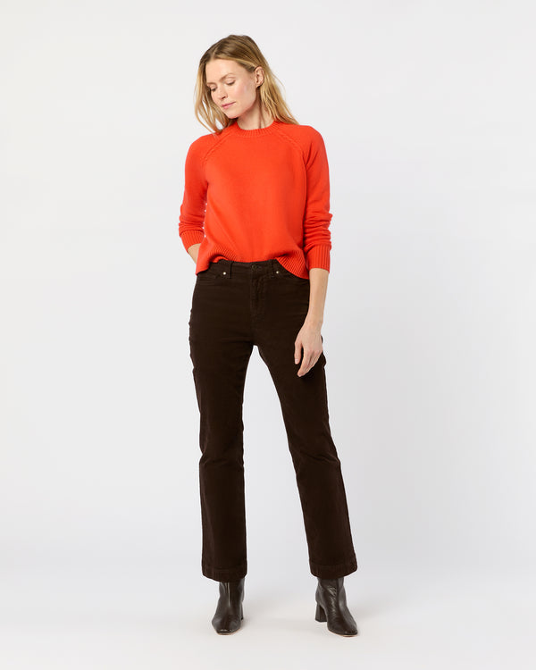 Sid Mashburn Aria Sweater In Flame Cashmere