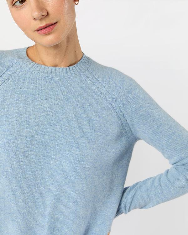 Sid Mashburn Aria Sweater In Heather Sky Cashmere