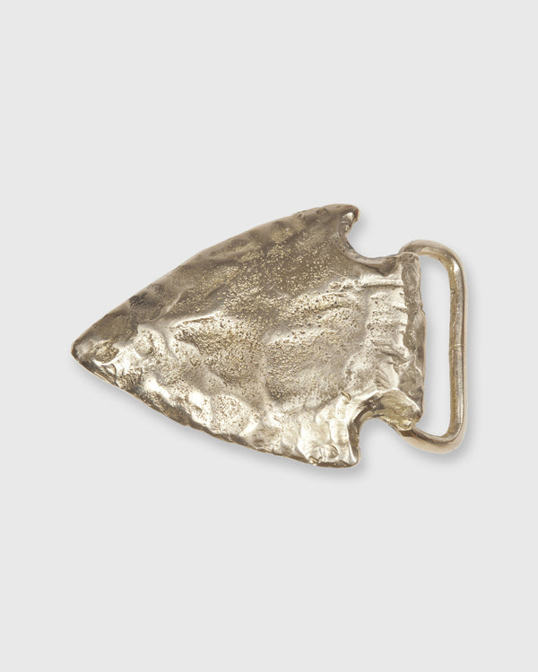 sid mashburn Arrowhead Belt Buckle in Brass