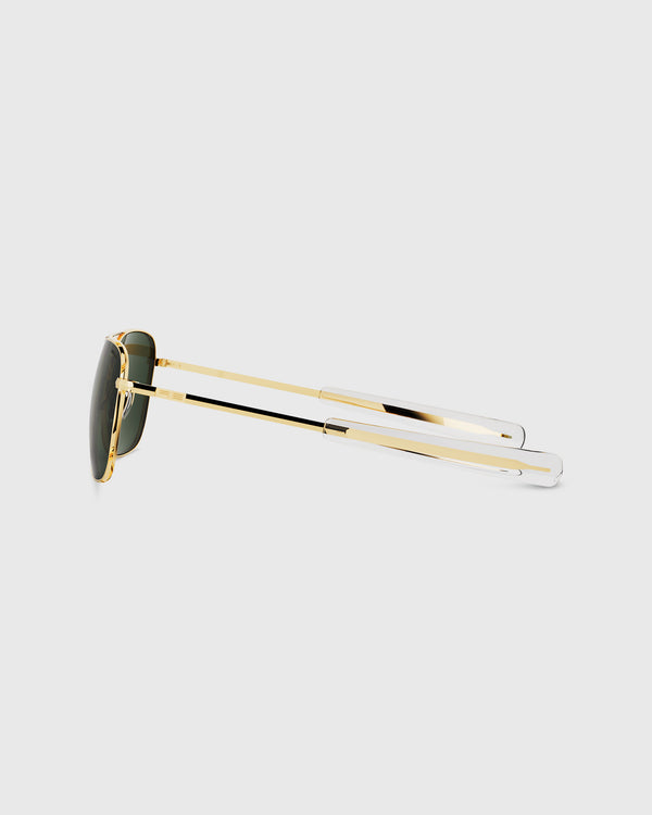 Sid Mashburn Aviator Sunglasses In 23K Gold/AGX