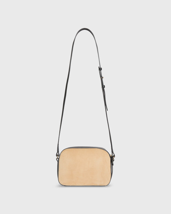 sid mashburn Bea Crossbody Bag in Camel Suede