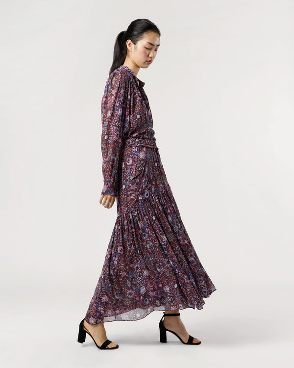 Sid Mashburn Besma Skirt In Plum