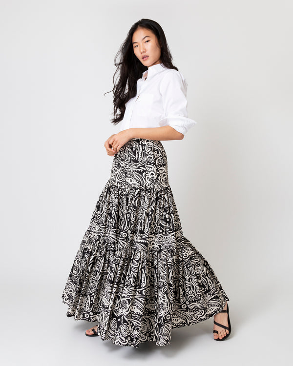 Sid Mashburn Big Skirt In Fauve