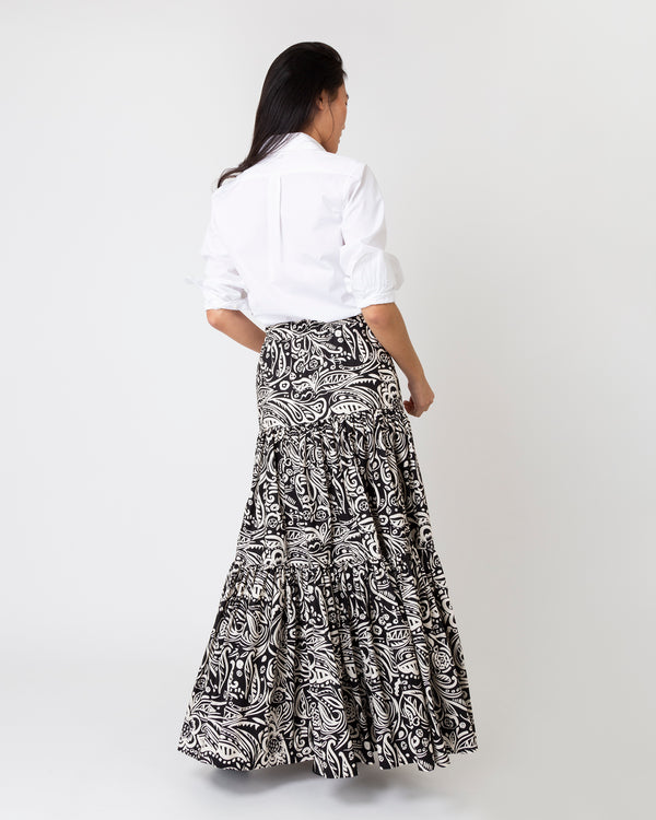 Sid Mashburn Big Skirt In Fauve