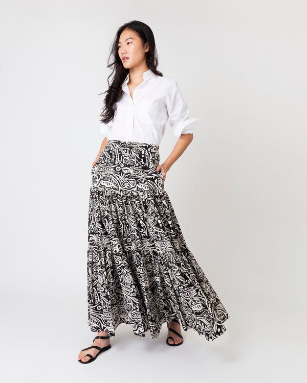 sid mashburn Big Skirt in Fauve