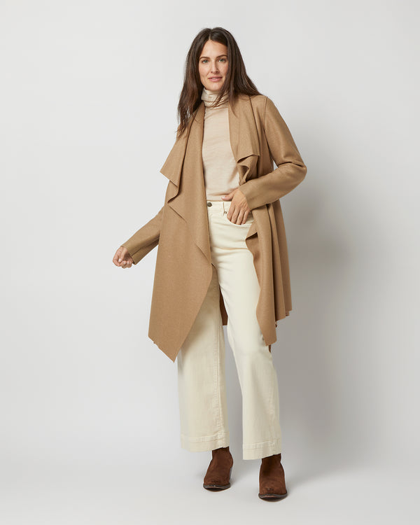 Sid Mashburn Blanket Coat In Tan
