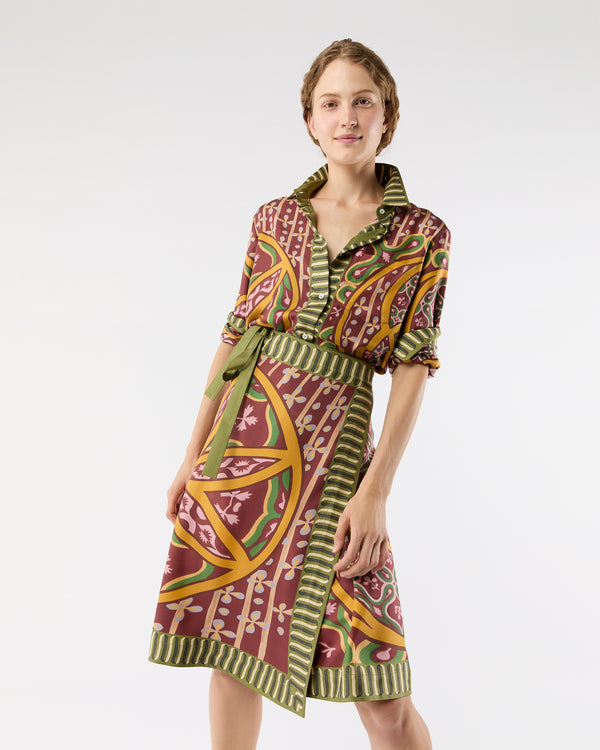 sid mashburn Boy Shirt in Eclipse Silk Twill