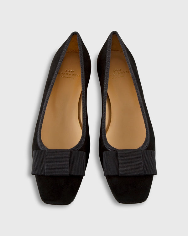 Sid Mashburn Bridgette Shoe In Black Suede