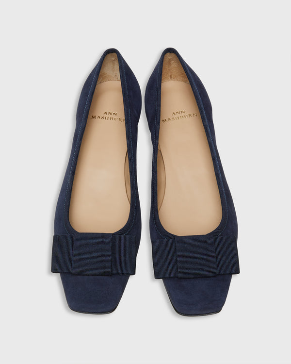 Sid Mashburn Bridgette Shoe In Navy Suede