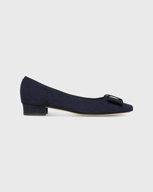 sid mashburn Bridgette Shoe in Navy Suede