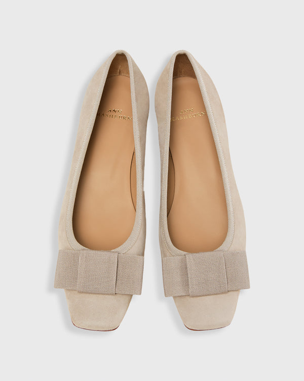 Sid Mashburn Bridgette Shoe In Pumice Suede