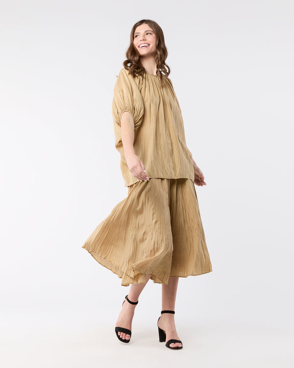 Sid Mashburn Briela Blouse In Desert Sand