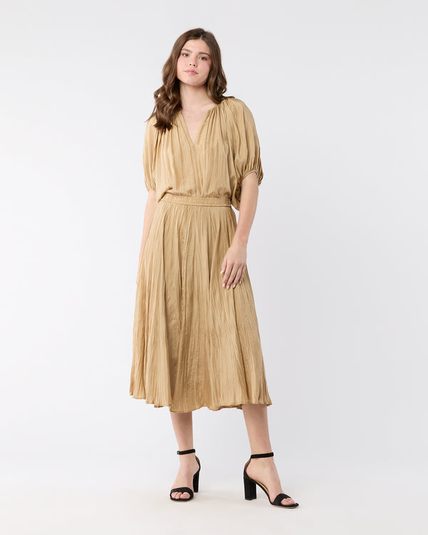 Sid Mashburn Briela Blouse In Desert Sand