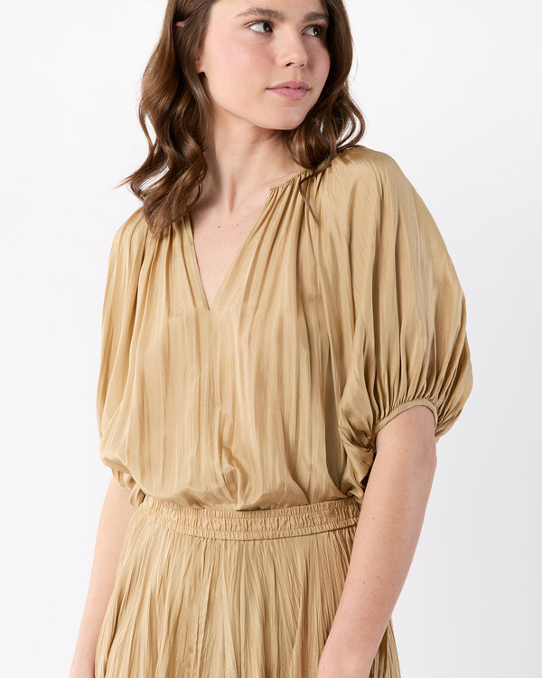 sid mashburn Briela Blouse in Desert Sand