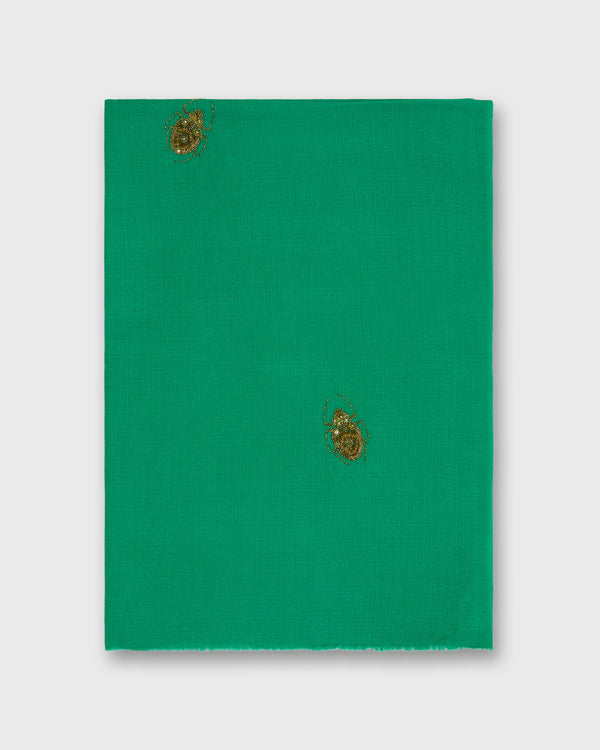 Sid Mashburn Bugs Scarf In Green