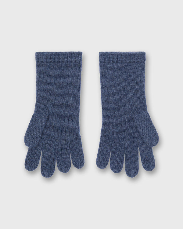 Sid Mashburn Cable Cashmere Gloves In Navy