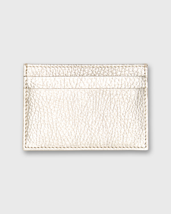 Sid Mashburn Card Holder In Platino Leather