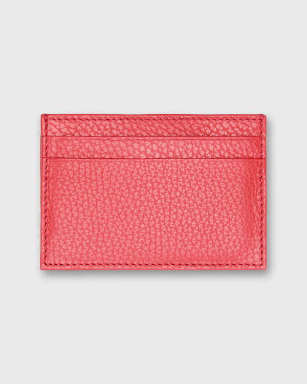 Sid Mashburn Card Holder In Poppy Leather