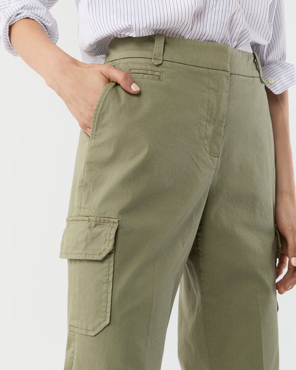 Sid Mashburn Cargo Pant In Sage Stretch Twill