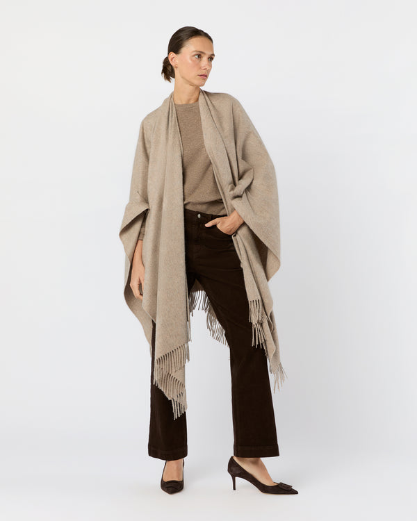 Sid Mashburn Cashmere Cape In Ash