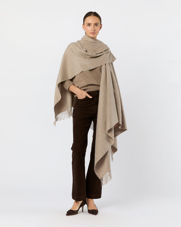 sid mashburn Cashmere Cape in Ash