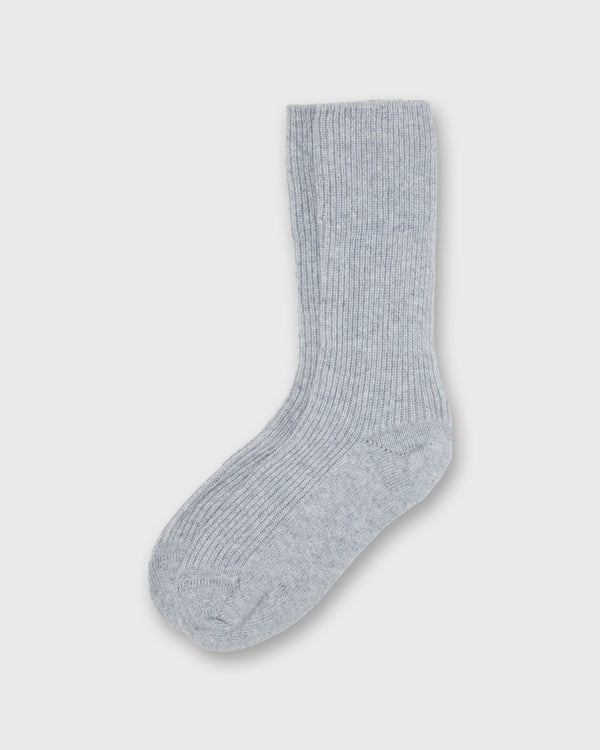 sid mashburn Cashmere Ribbed Socks in Grey