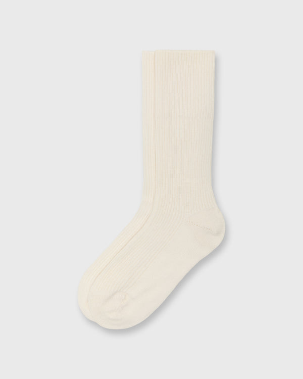 sid mashburn Cashmere Ribbed Socks in Luna