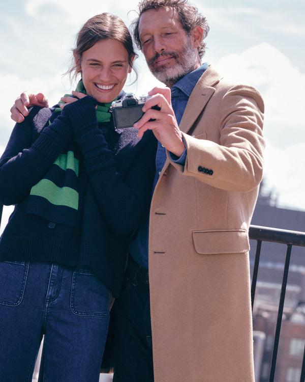 Sid Mashburn Cashmere Wristwarmer In Navy