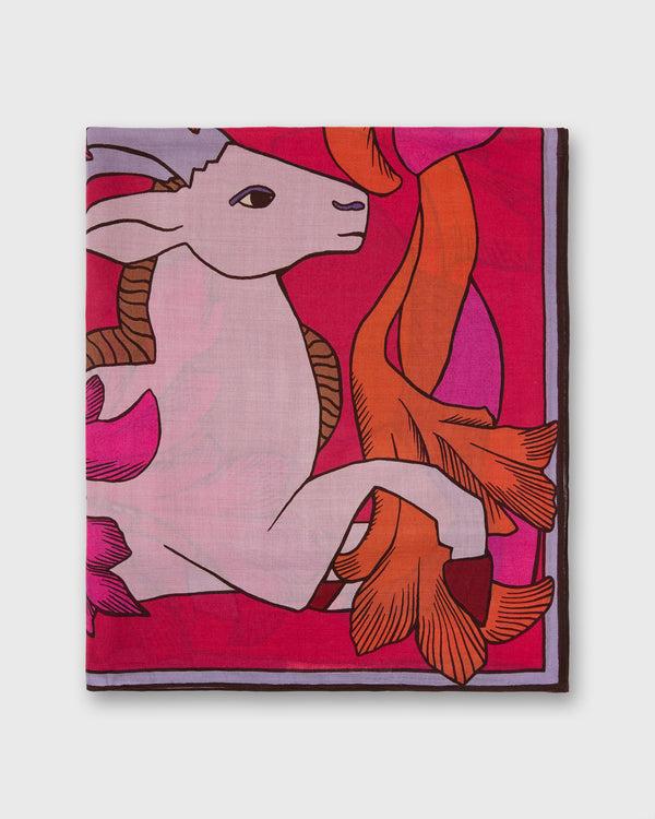 Sid Mashburn Cavale Scarf In Red