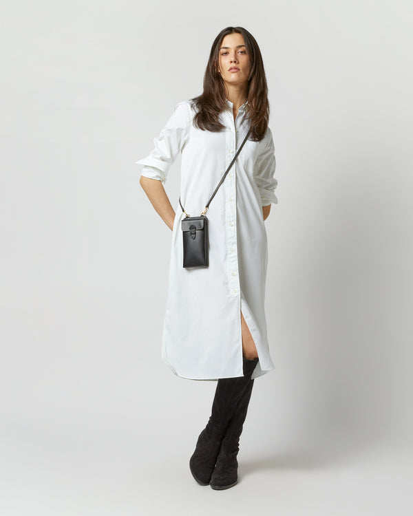 Sid Mashburn Cell Phone Bag In Black Leather