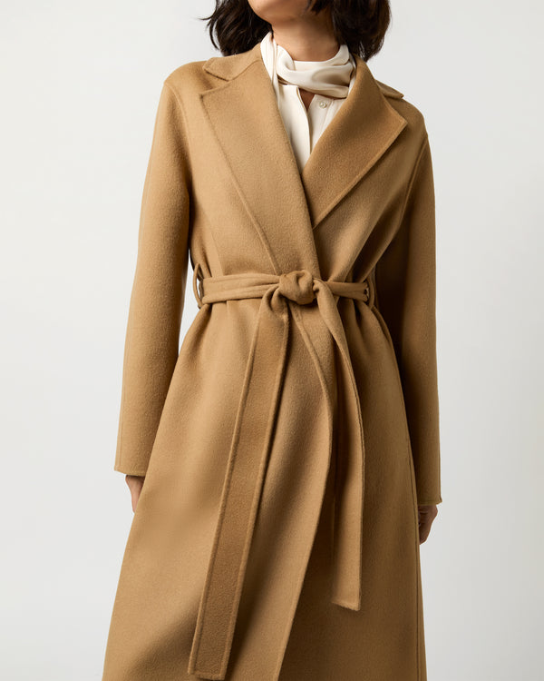 Sid Mashburn Cenda Long Coat In Oak