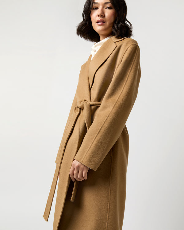 Sid Mashburn Cenda Long Coat In Oak