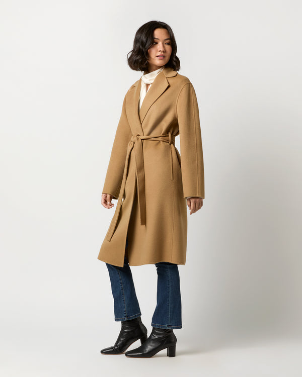 Sid Mashburn Cenda Long Coat In Oak