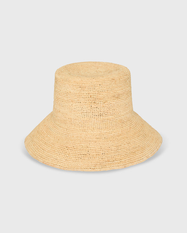 sid mashburn Chic Crochet Bucket Hat in Natural