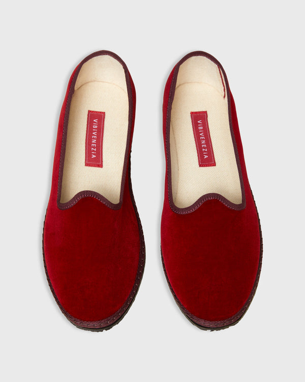 Sid Mashburn Classic Slippers In Cherry