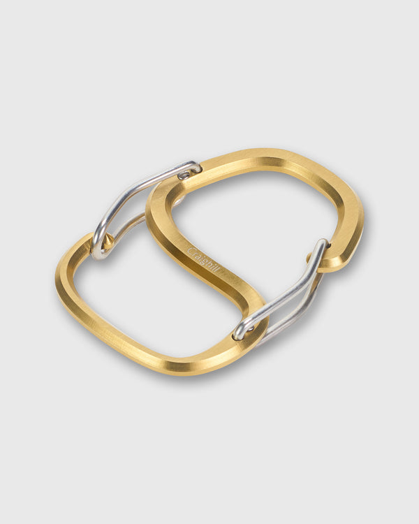 sid mashburn Coachwhip Carabiner in Brass