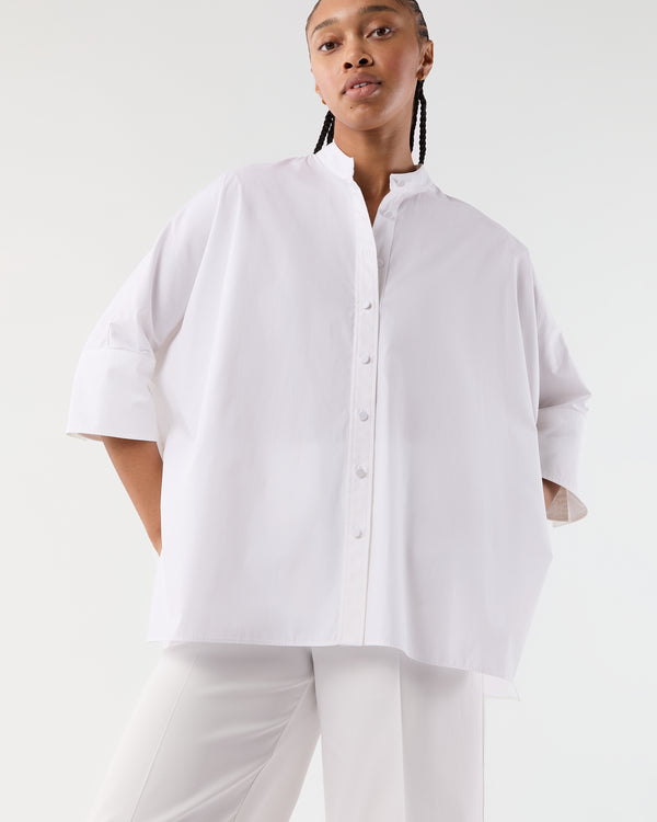 sid mashburn Congo Blouse in White