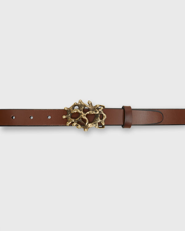 Sid Mashburn Coral Belt Buckle In Brass