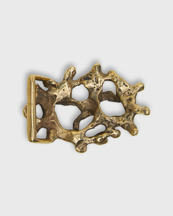 Sid Mashburn Coral Belt Buckle In Brass
